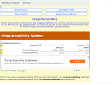 Tablet Screenshot of ehegattensplitting.info